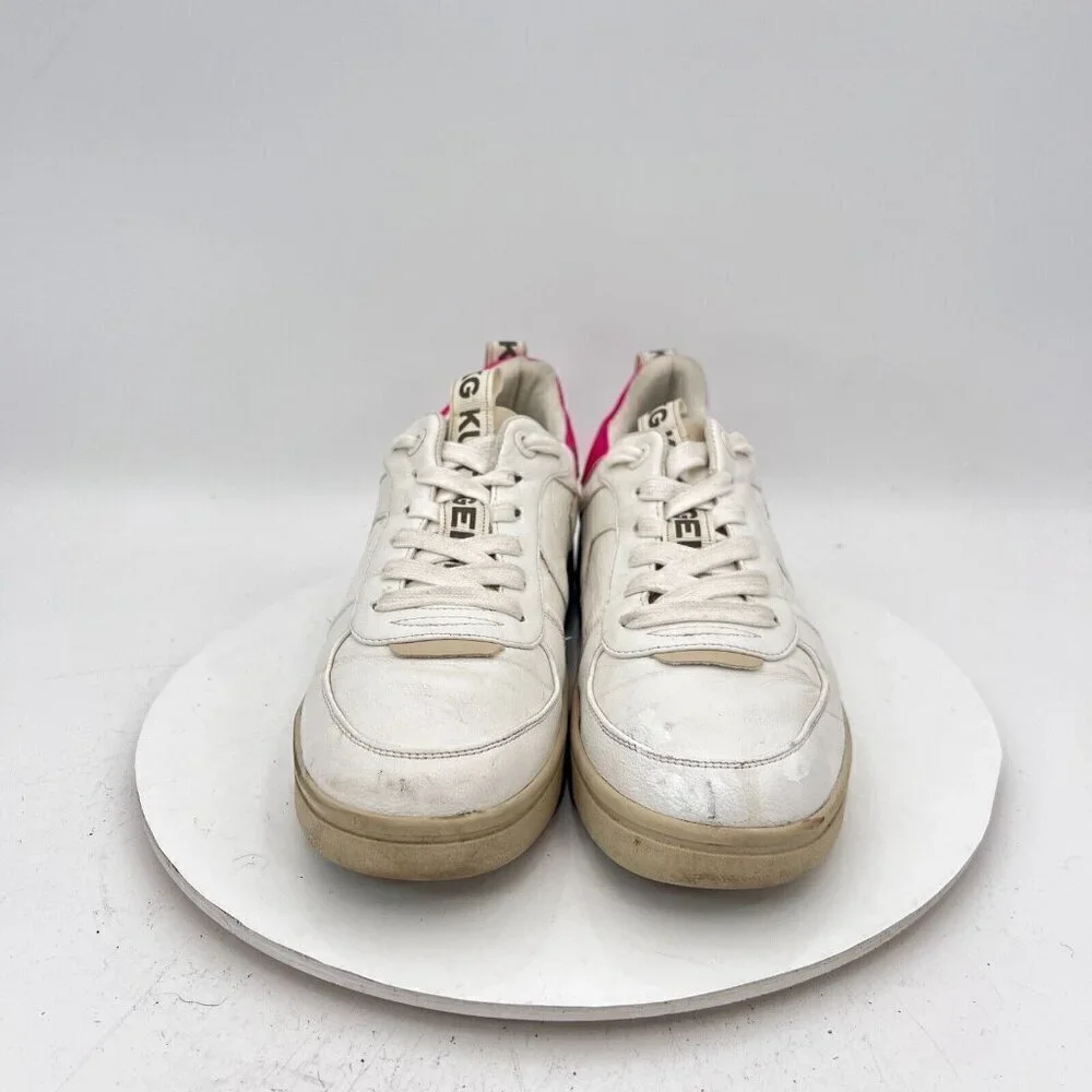 Kurt Geiger Women Size EU 40 US 9 White Red Leather G Logo Casual Shoes
